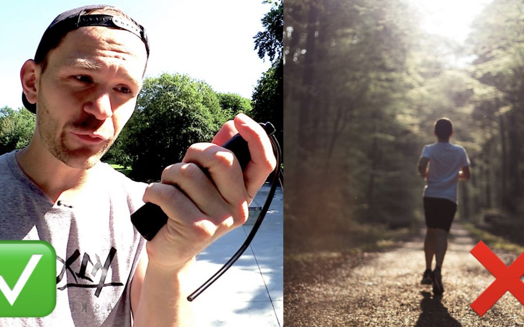 Seilspringen besser als Joggen?